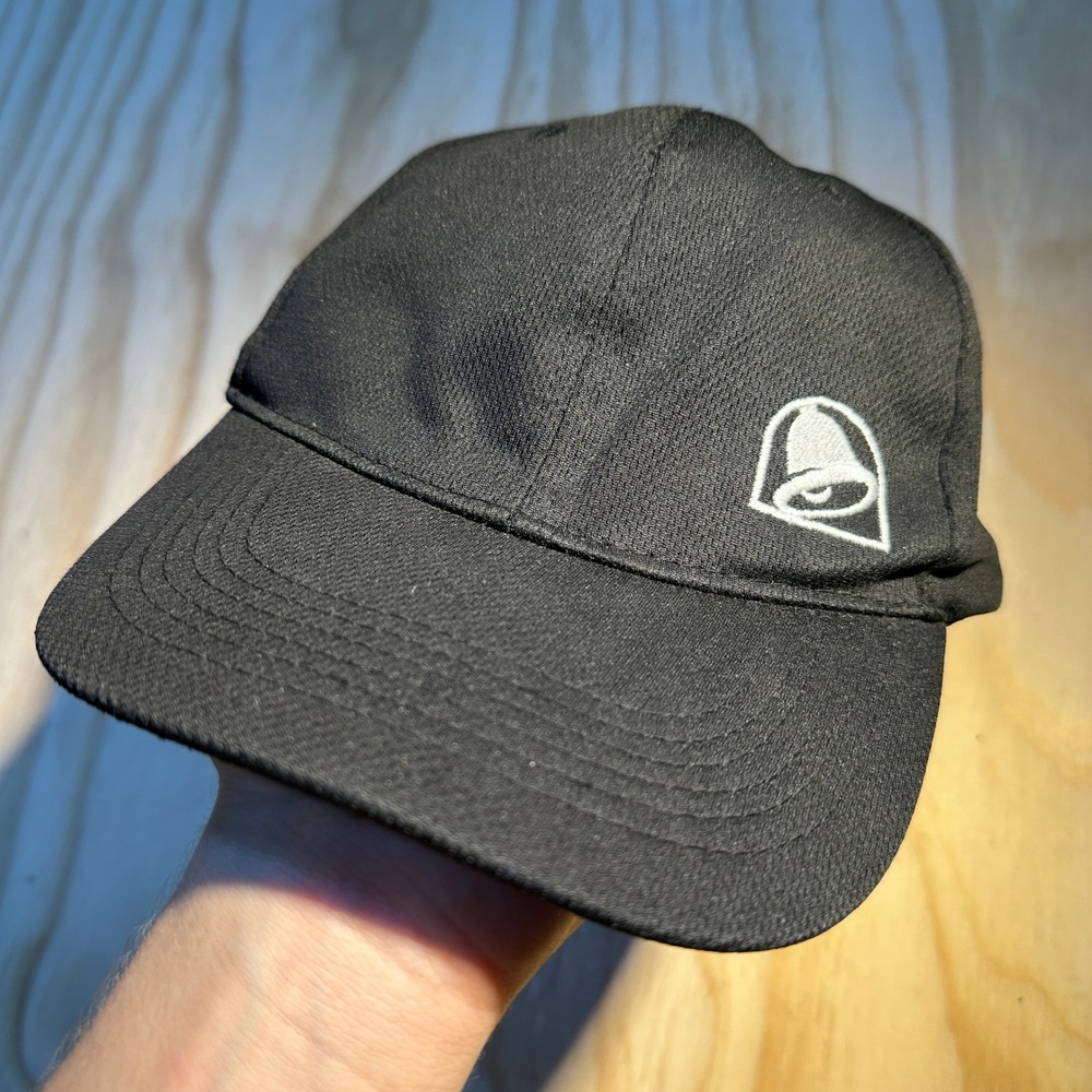 Taco Bell Black Snapback Hat Embroidered Logo OSFA Unisex TR-19-2 1051BK